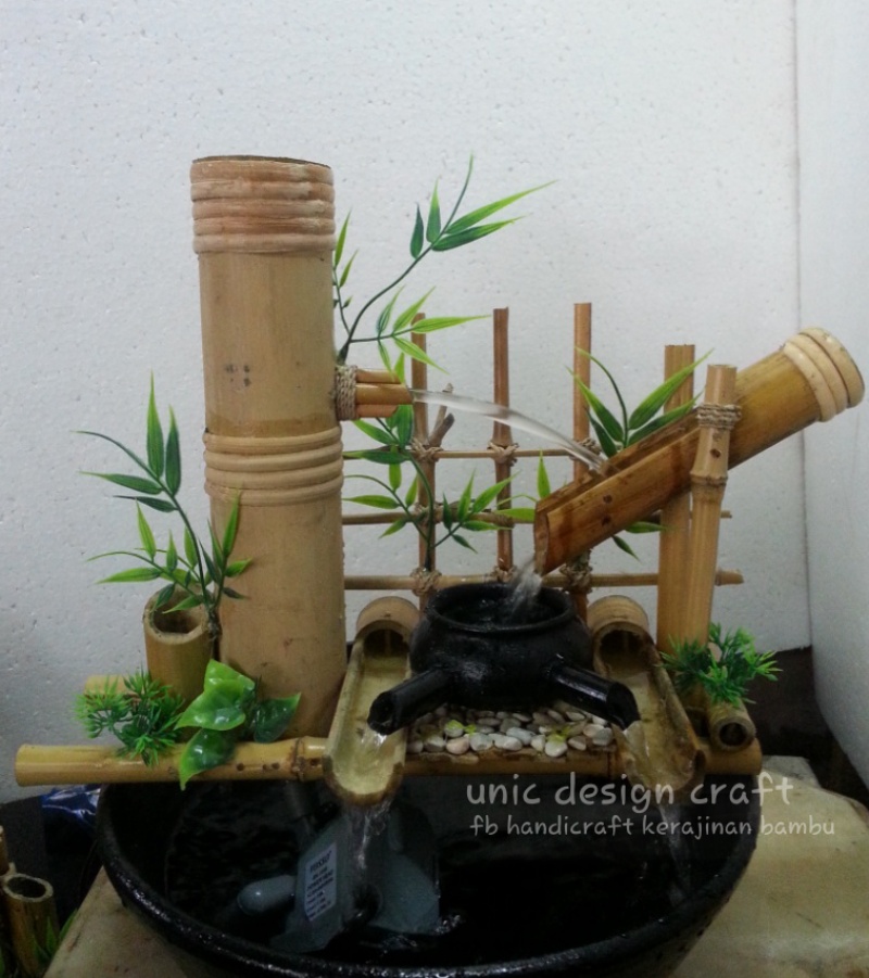 Miniatur kerajinan  bambu  unic design